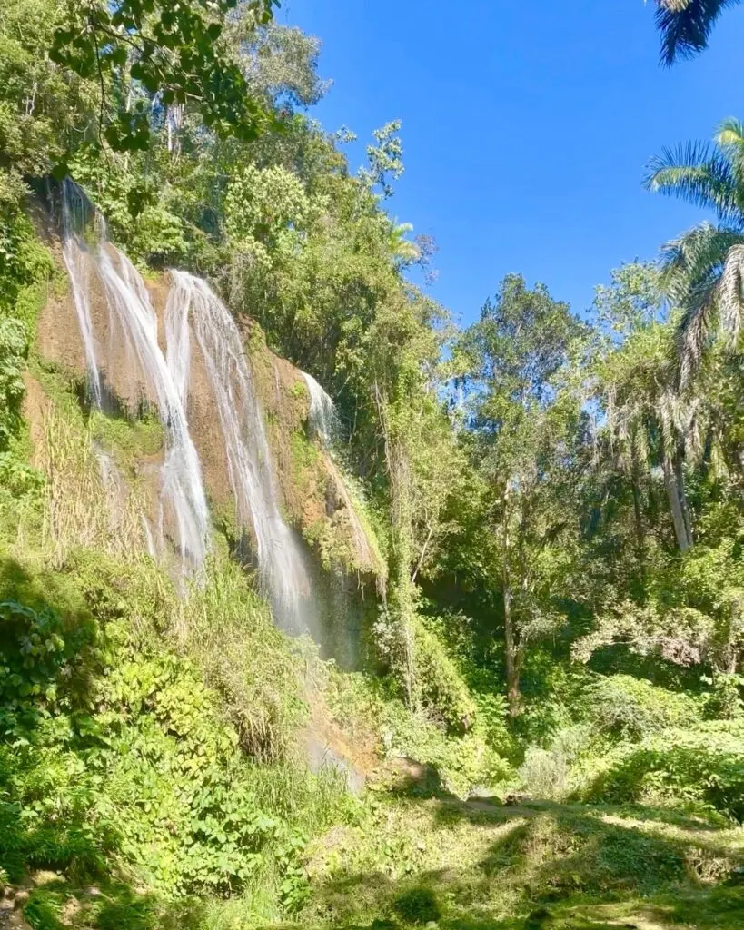 El Rocio waterfall in Parque Guanayara
