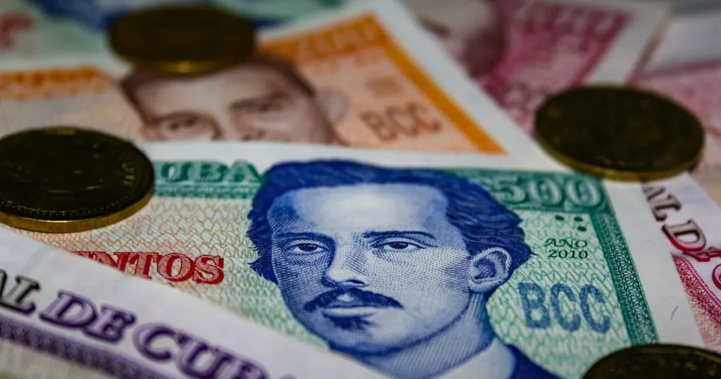 Cuban pesos currency