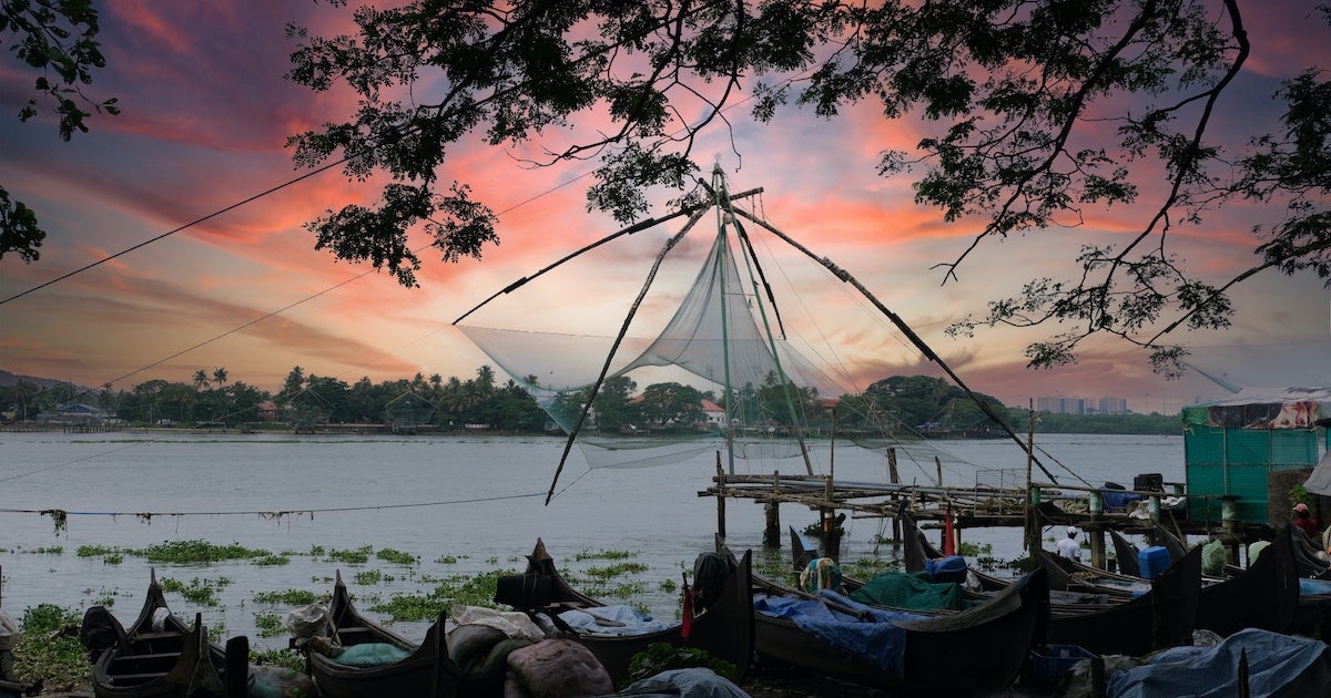 Chinese fishing net in Kochi