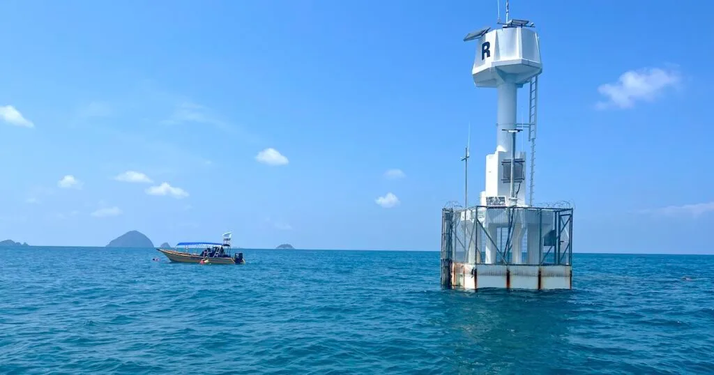 Popular snorkelling spot in Perhentian, next to